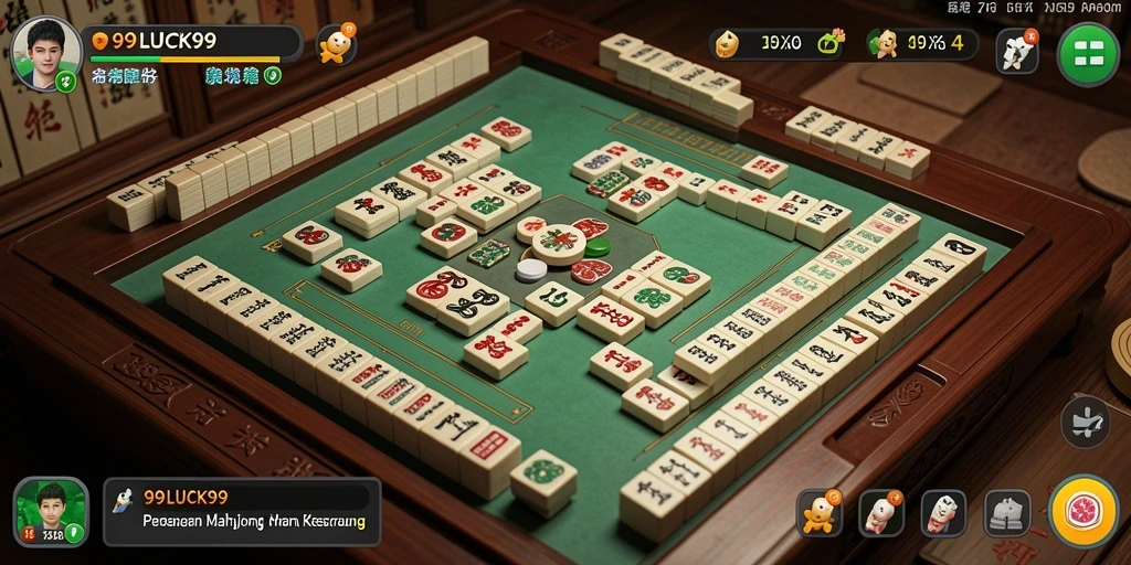Gameplay Mahjong yang mendebarkan dan menantang di 99LUCK99.