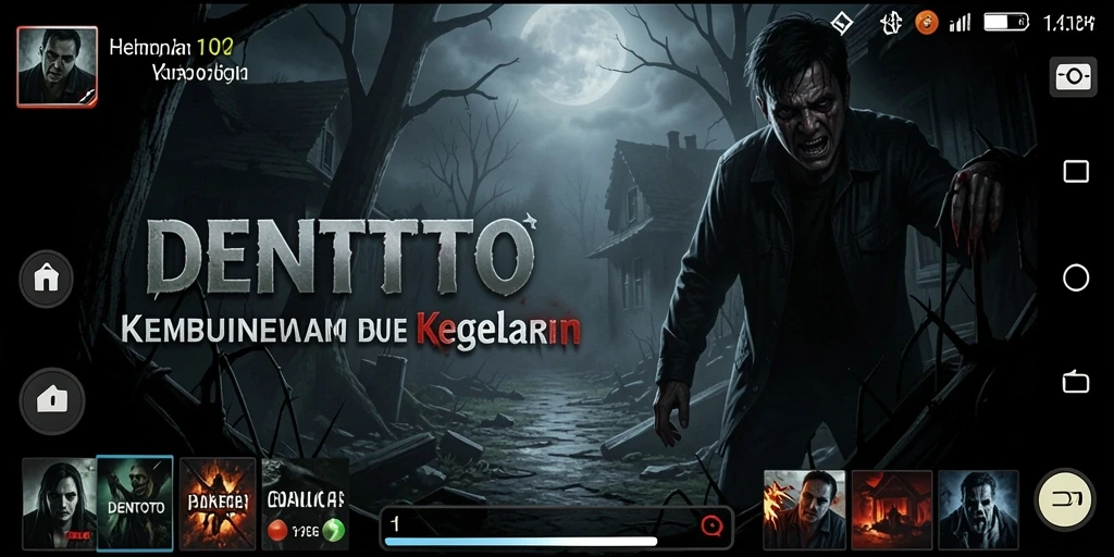 Gameplay menyeramkan di DENTOTO yang penuh ketegangan dan misteri.