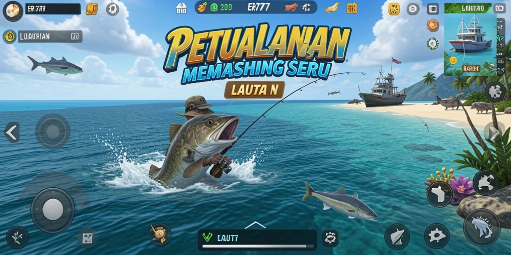 Tangkapan ikan besar dalam gameplay ER777 yang menegangkan.