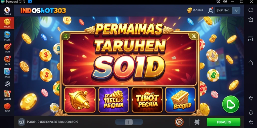 Tampilan gameplay menarik di aplikasi INDOSLOT303 yang dinamis.