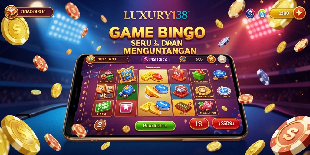 Tampilan gameplay menarik dari LUXURY138 dalam permainan Bingo.