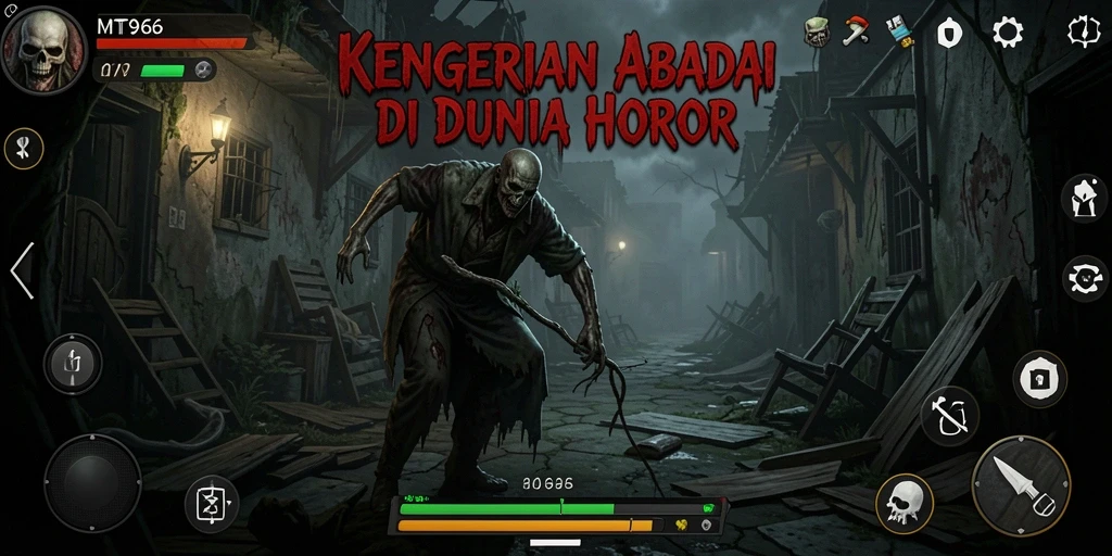 Gameplay menegangkan dari MT966 dengan elemen horor yang mendalam.