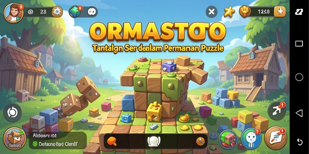 Gameplay menarik ORMASTOTO yang menantang para pemain puzzle.