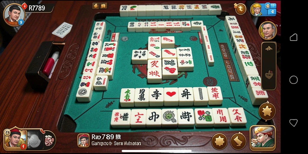Screenshot gameplay RR789 yang menampilkan tantangan Mahjong yang seru.