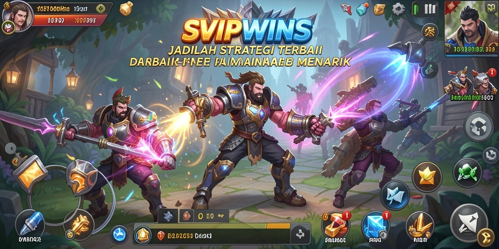Tampilan gameplay menegangkan dalam SVIPWINS dengan strategi yang mendebarkan.
